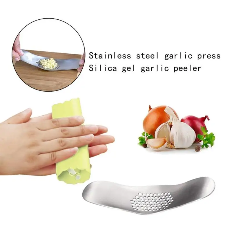 Durable Plastic Garlic Press Kitchen Gadgets Stainless Steel Crusher Peeler Cooking Tool Multiple Colour for Kitchen Accessories
Durable Plastic Garlic Press Kitchen Gadgets Stainless Steel Crusher Peeler Cooking Tool Multiple Colour for Kitchen Accessories
