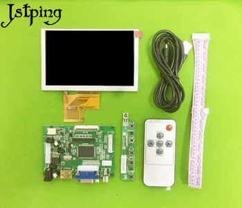 Jstping 5 inch 800*480 LCD display screen Monitor HJ050NA-01I Car reversing projector Driver Board HDMI VGA for Raspberry Pi
Jstping 5 inch 800*480 LCD display screen Monitor HJ050NA-01I Car reversing projector Driver Board HDMI VGA for Raspberry Pi