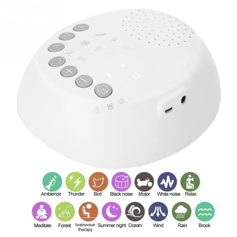 White Noise Machine Timing Shutdown Sleep Sound Relax for Baby Adult Office Travel Use for Sleep Health Care
White Noise Machine Timing Shutdown Sleep Sound Relax for Baby Adult Office Travel Use for Sleep Health Care