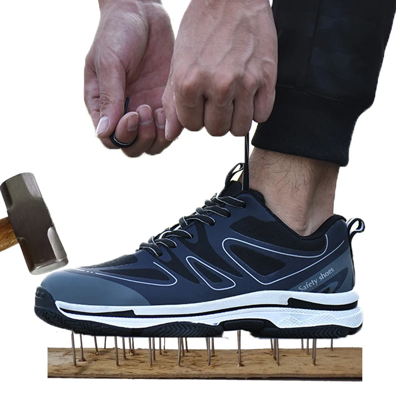Men's Safety Shoes For Men Outdoor Indestructible Work Shoes Plus Size 36-47 Steel Toe Shoes Woman Factory Repair Sneakers Man
Men's Safety Shoes For Men Outdoor Indestructible Work Shoes Plus Size 36-47 Steel Toe Shoes Woman Factory Repair Sneakers Man