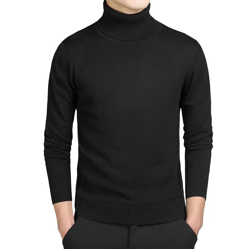 Turtleneck Cotton Sweater Men Pullovers Brand Casual Autumn Fashion Sweater Male Solid Slim Fit Knitted Long Sleeve Blue Black
Turtleneck Cotton Sweater Men Pullovers Brand Casual Autumn Fashion Sweater Male Solid Slim Fit Knitted Long Sleeve Blue Black