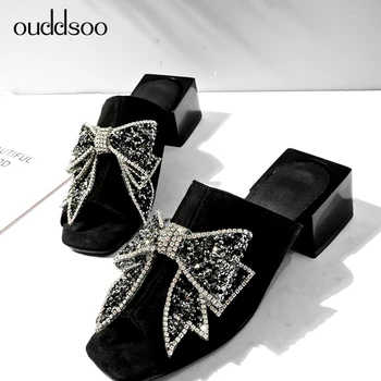 Heels Slippers Platform Womens High Heels Mules Sandals 2019 Sexy Summer Slip On Loafers Bowtie Flats Mules Summer Ladies Shoes
Heels Slippers Platform Womens High Heels Mules Sandals 2019 Sexy Summer Slip On Loafers Bowtie Flats Mules Summer Ladies Shoes