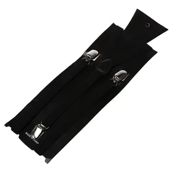 Men Women Clip, Elastic Straps Y-shaped Solid Straps 2.5 * 100 cm Adjustable Black Unisex
Men Women Clip, Elastic Straps Y-shaped Solid Straps 2.5 * 100 cm Adjustable Black Unisex