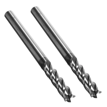 2Pcs/Set 6mm Shank TiAIN Coat CNC Router Bit Solid-Carbide End Mill 4-Flute Milling Cutter For Cutting Plastic Wood
2Pcs/Set 6mm Shank TiAIN Coat CNC Router Bit Solid-Carbide End Mill 4-Flute Milling Cutter For Cutting Plastic Wood