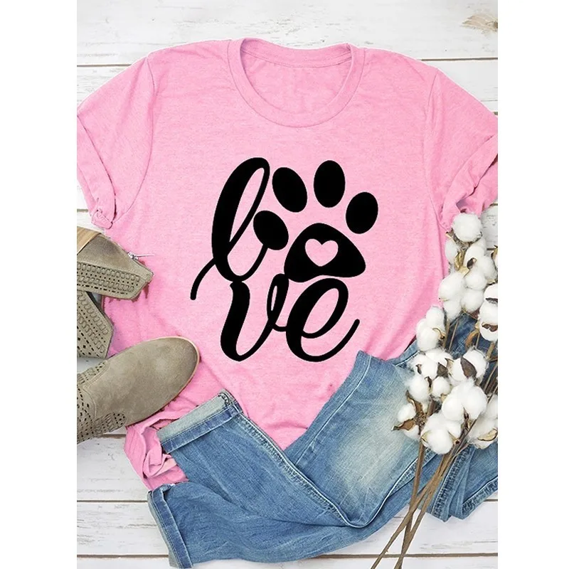 Arrival Love Letters Print T-Shirt For Women Short Sleeve Cotton Tshirt T-Shirt Women Female Tops Off The Shoulder Funny Plus
Arrival Love Letters Print T-Shirt For Women Short Sleeve Cotton Tshirt T-Shirt Women Female Tops Off The Shoulder Funny Plus