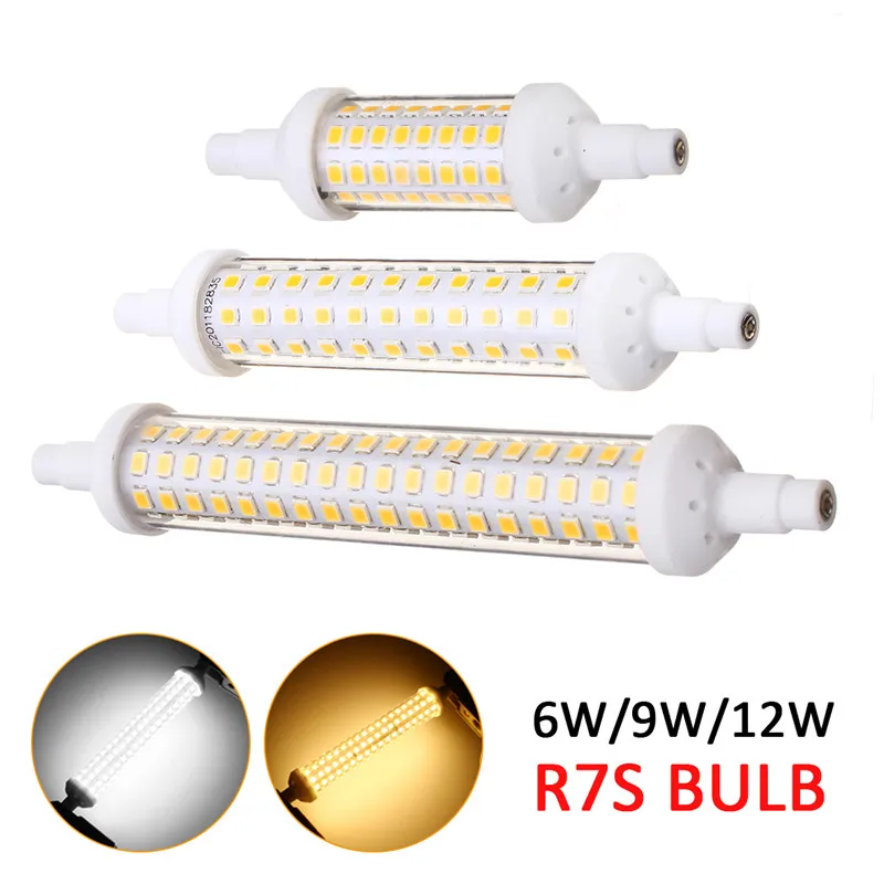 AC220-265V R7S LED flood Light 75mm 115mm 130mm Replace Halogen 6W 9W 12W SMD LED Spotlight lamp Bulb For outdoor Floodlight
AC220-265V R7S LED flood Light 75mm 115mm 130mm Replace Halogen 6W 9W 12W SMD LED Spotlight lamp Bulb For outdoor Floodlight