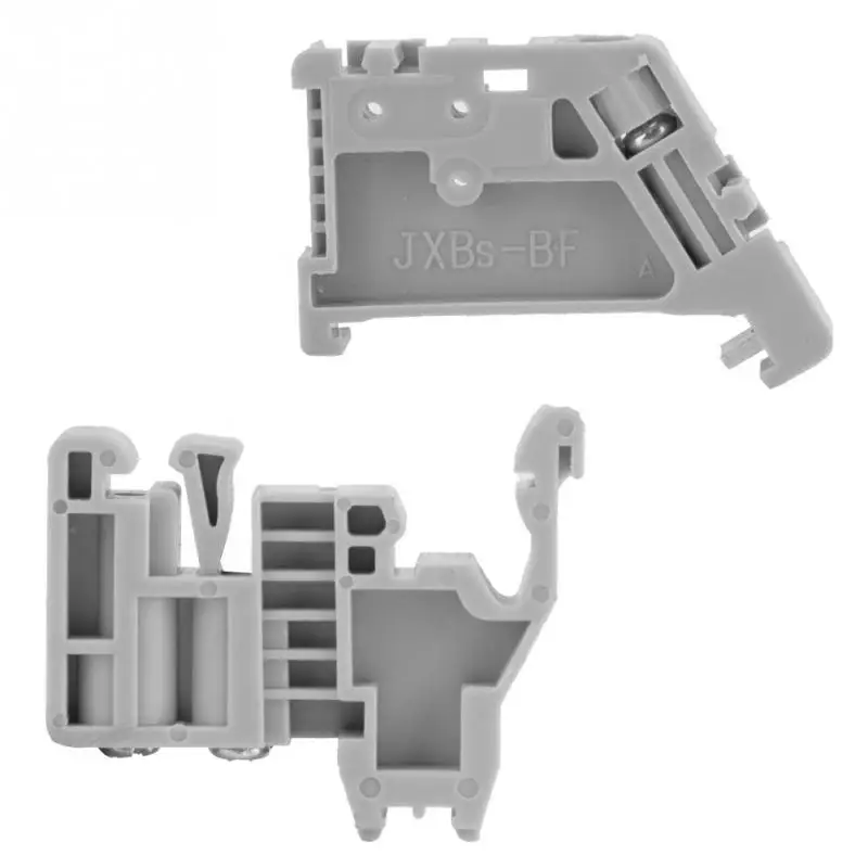 50Pcs/Set 35mm DIN Rail Terminal Block End Stopper Mounting Clips fixture clamp | Обустройство дома