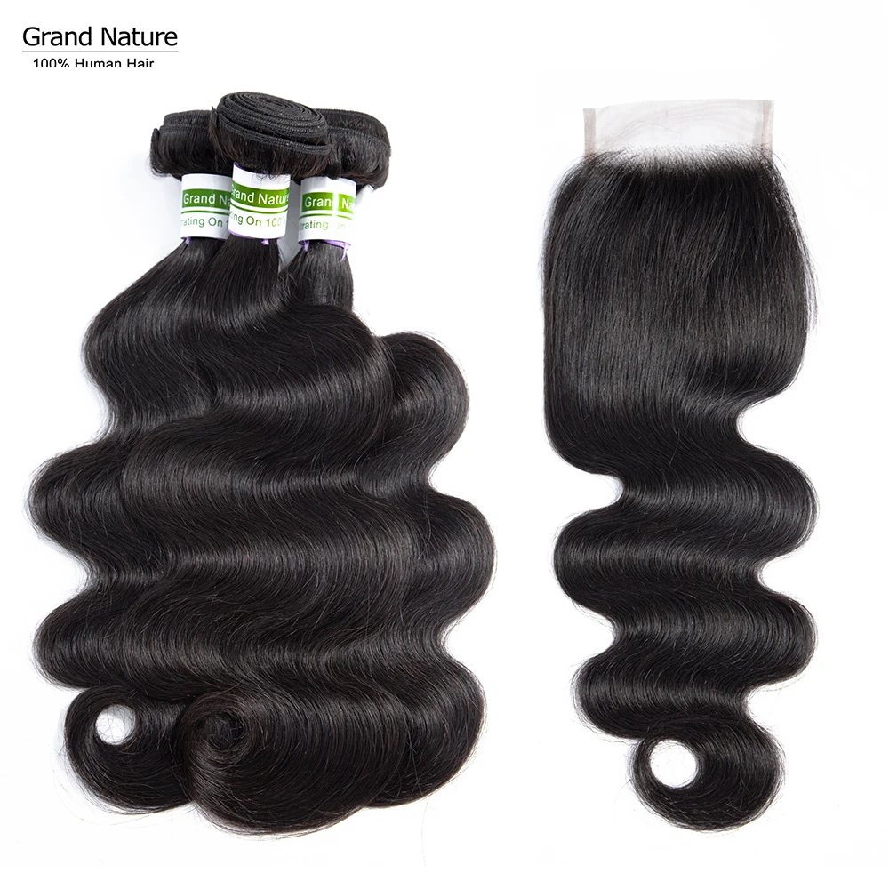 Grand Nature Body Wave Bundles With Closure Brazilian Hair Weave Bundles With Closure Human Hair Bundles With Closure Remy
Grand Nature Body Wave Bundles With Closure Brazilian Hair Weave Bundles With Closure Human Hair Bundles With Closure Remy