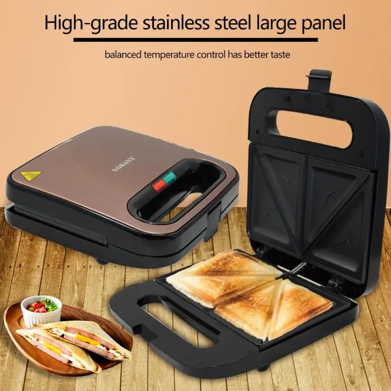 Multi-function Stainless Steel Electric Household Sandwich Machine Toaster Bread Cake Oven Breakfast Makers
Multi-function Stainless Steel Electric Household Sandwich Machine Toaster Bread Cake Oven Breakfast Makers