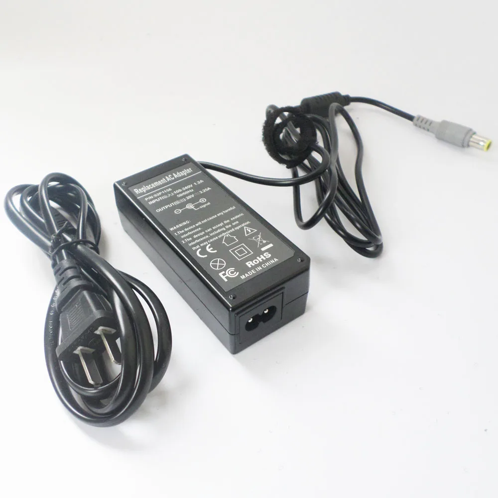 Laptop Battery Charger AC Adapter For Lenovo ThinkPad 40Y7696 40Y7697 40Y7698 40Y7699 40Y7700 40Y7701 40Y7702 40Y7703 20V 3.25A
Laptop Battery Charger AC Adapter For Lenovo ThinkPad 40Y7696 40Y7697 40Y7698 40Y7699 40Y7700 40Y7701 40Y7702 40Y7703 20V 3.25A
