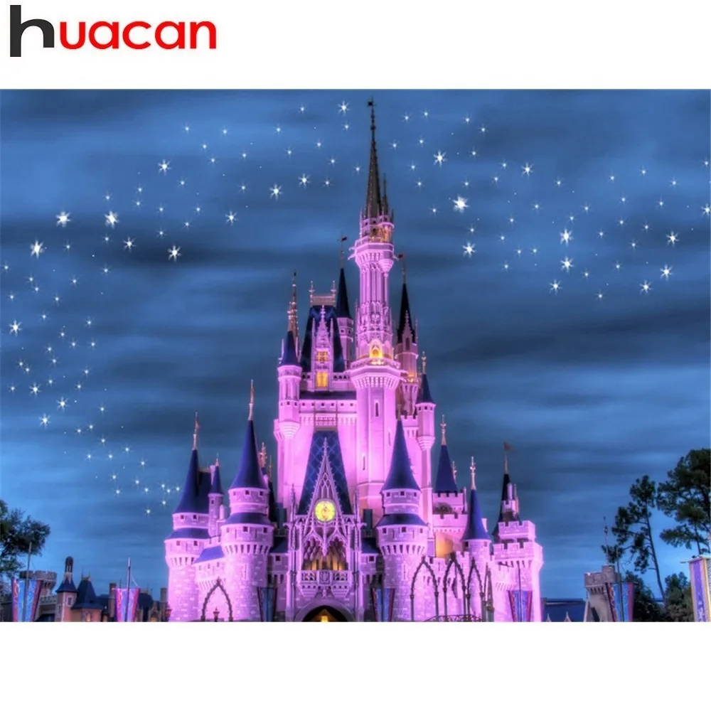 HUACAN Diamond Mosaic Scenery 5D DIY Diamond Painting Castle Cross Stitch Picture Of Rhinestone Landscape Decor Home
HUACAN Diamond Mosaic Scenery 5D DIY Diamond Painting Castle Cross Stitch Picture Of Rhinestone Landscape Decor Home