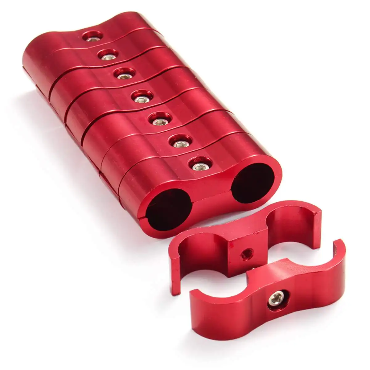 Autoleader Universal 8pcs Red CNC AN-6 AN6 13.4MM Braided Hose Separator Clamp Fitting Adapter Bracket
Autoleader Universal 8pcs Red CNC AN-6 AN6 13.4MM Braided Hose Separator Clamp Fitting Adapter Bracket