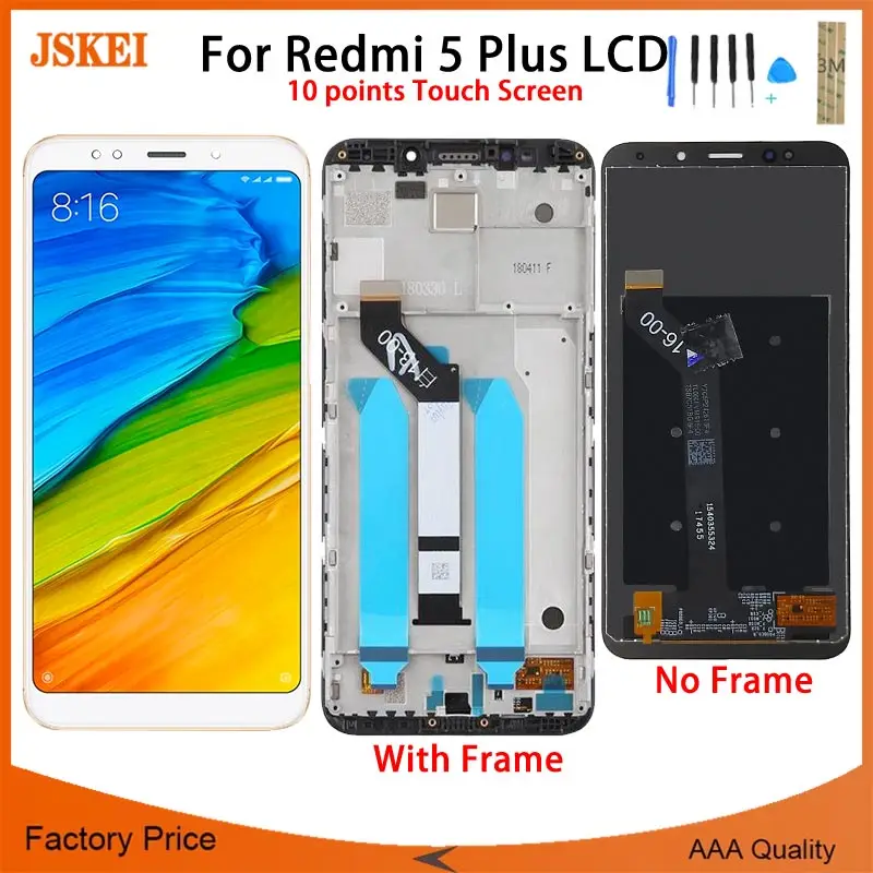 5 99 ''для Xiaomi для Redmi Plus ЖК-дисплей кодирующий преобразователь сенсорного