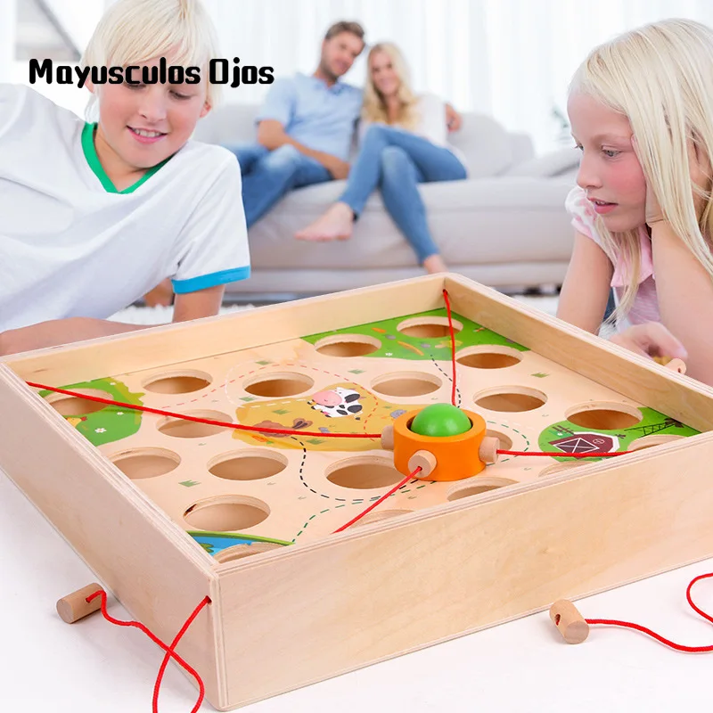 Creative Labyrinth Pull Ball Children Wooden Educational Toys Early Education Parent-child Interactive Building Blocks
Creative Labyrinth Pull Ball Children Wooden Educational Toys Early Education Parent-child Interactive Building Blocks