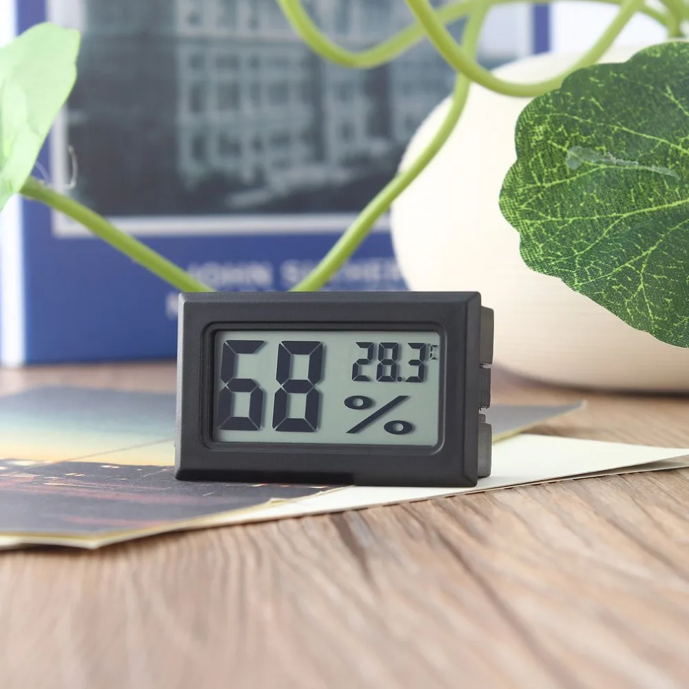 Mini Temperature Humidity Meter LCD Digital Thermometer Hygrometer Fridge Freezer Black New Drop Ship
Mini Temperature Humidity Meter LCD Digital Thermometer Hygrometer Fridge Freezer Black New Drop Ship