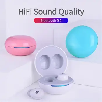 TWS Bluetooth 5.0 Earphones Sports Stereo Wireless Earphone Mini Lovely Earbuds For Women Girls Gift Headset For IOS Android
TWS Bluetooth 5.0 Earphones Sports Stereo Wireless Earphone Mini Lovely Earbuds For Women Girls Gift Headset For IOS Android