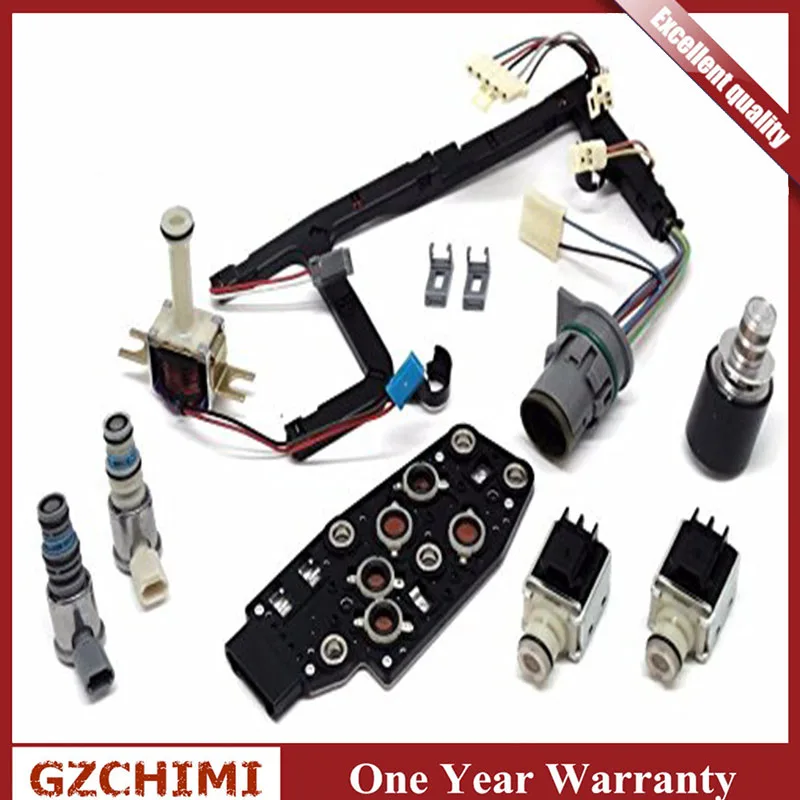 4L60E 7 Piece Solenoid and Wire Harness Kit EPC TCC Shift Manifold 3-2 Fits for G-M 1996-2002 4L60E transmission
4L60E 7 Piece Solenoid and Wire Harness Kit EPC TCC Shift Manifold 3-2 Fits for G-M 1996-2002 4L60E transmission
