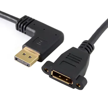 10pcs/lot Female 90 Degree Right Down Angled to DisplayPort Display Port Male Extension Cable
10pcs/lot Female 90 Degree Right Down Angled to DisplayPort Display Port Male Extension Cable