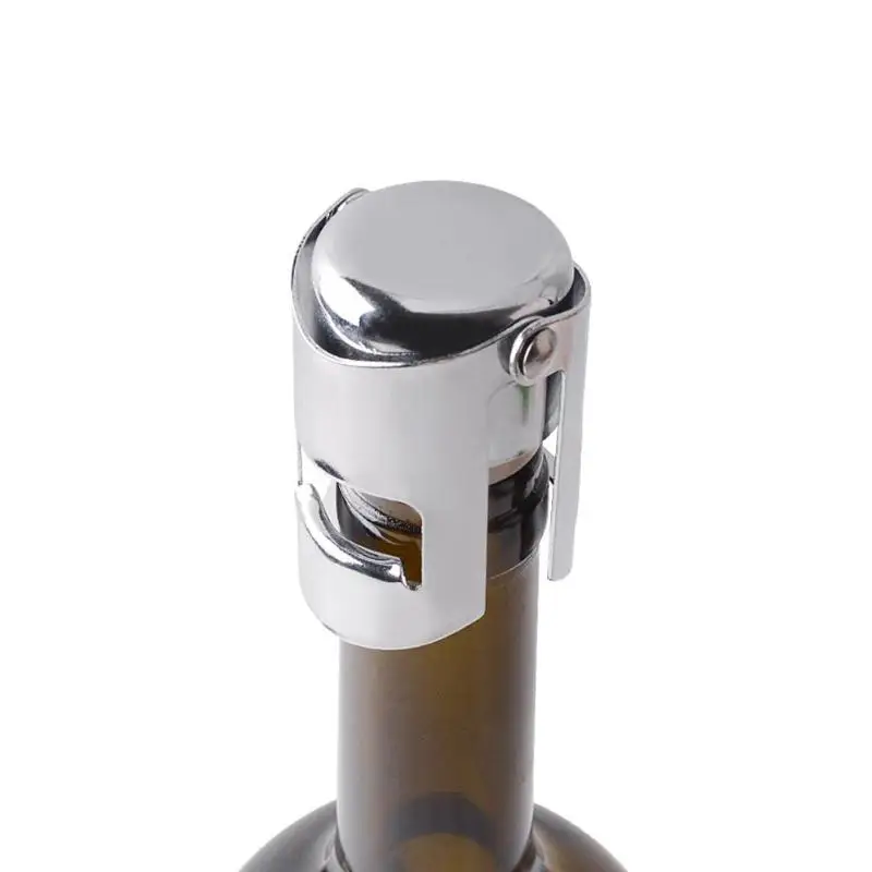 1pc Portable Stainless Steel Wine Bottle Stopper Sealer Bar Stopper Wine Stopper Sparkling Wine Champagne Cap Bar Tools
1pc Portable Stainless Steel Wine Bottle Stopper Sealer Bar Stopper Wine Stopper Sparkling Wine Champagne Cap Bar Tools