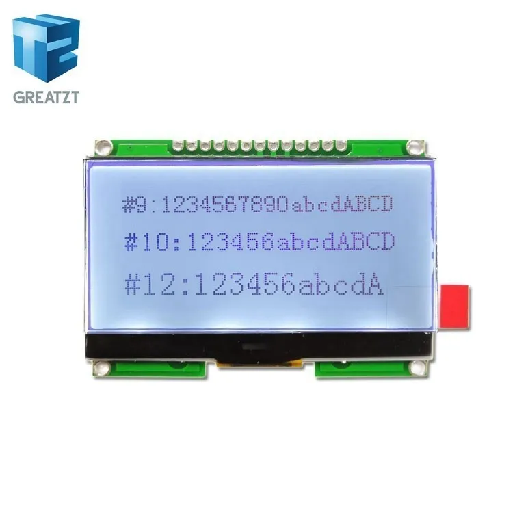GREATZT 1pcs Lcd12864 12864-06D, 12864, LCD module, COG, with Chinese font, dot matrix screen, SPI interface
GREATZT 1pcs Lcd12864 12864-06D, 12864, LCD module, COG, with Chinese font, dot matrix screen, SPI interface