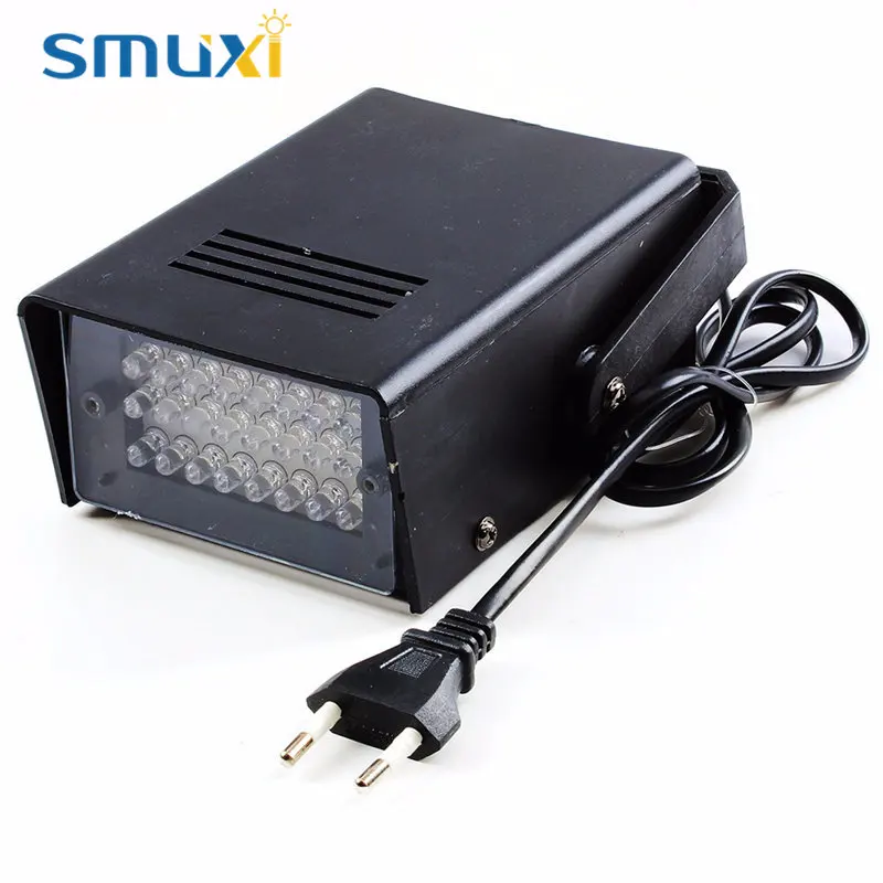 Smuxi 3W 24 LED Stage Light DJ Strobe Lamp Disco Party Club KTV Stroboscope White Red Bule Green Stage Lighting Effect AC220V
Smuxi 3W 24 LED Stage Light DJ Strobe Lamp Disco Party Club KTV Stroboscope White Red Bule Green Stage Lighting Effect AC220V