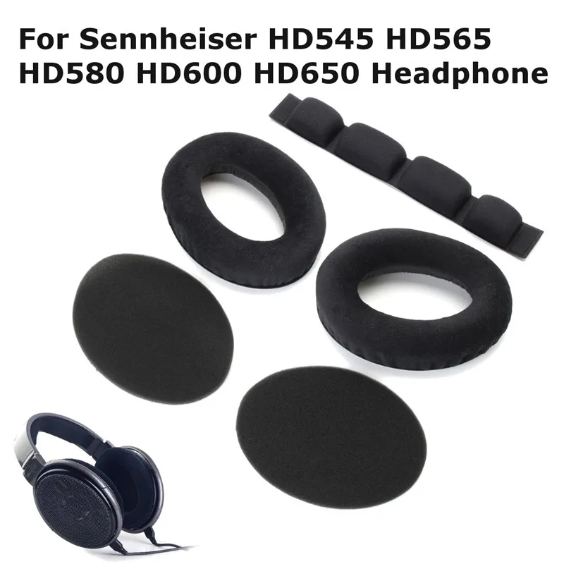 Soft Earpads Foam Pads Cushion with Headband Set For Sennheiser Headphone Replacement Inside Tone Tuning Foam Ear Cup HD545
Soft Earpads Foam Pads Cushion with Headband Set For Sennheiser Headphone Replacement Inside Tone Tuning Foam Ear Cup HD545