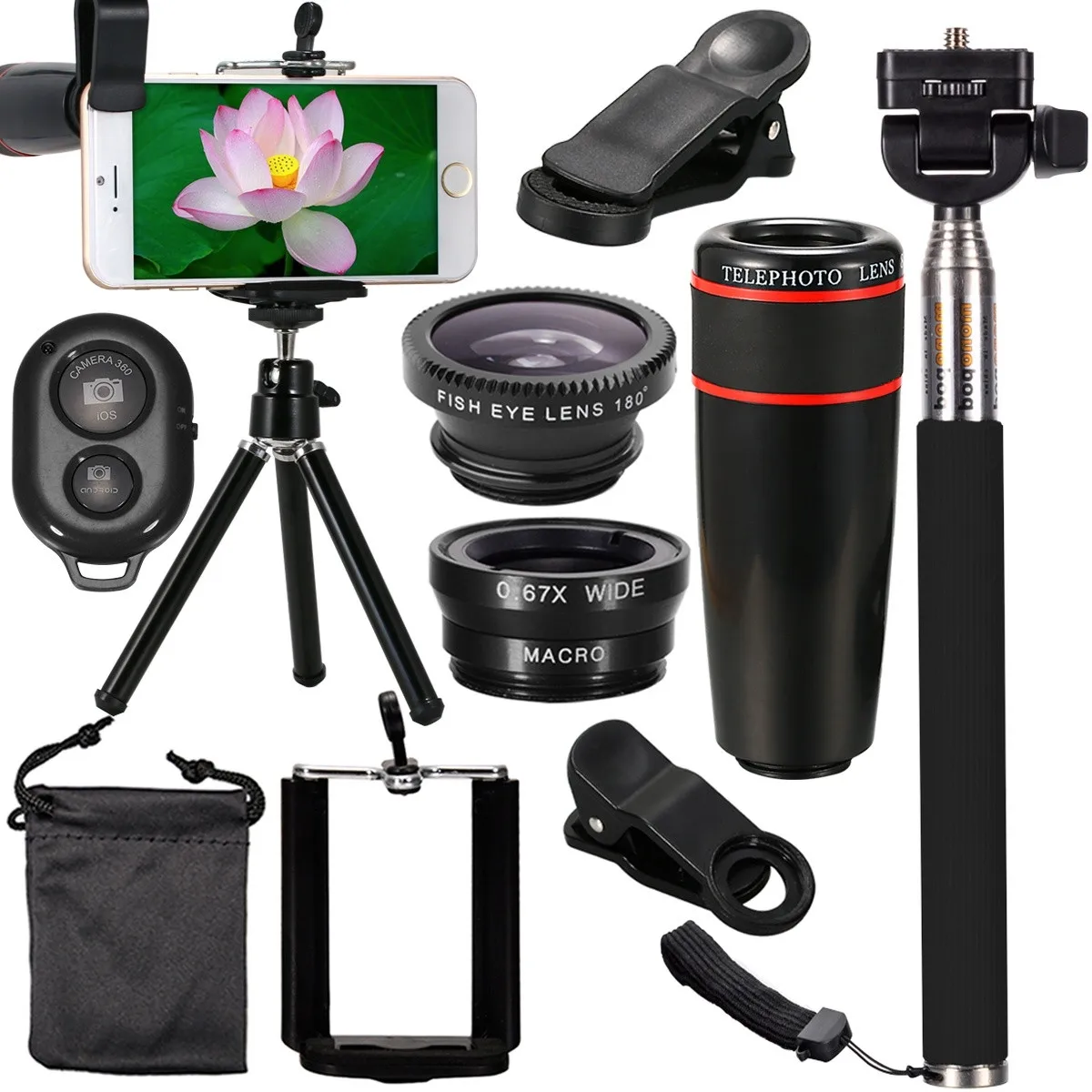 All in 1 Accessories Phone Camera Lens Top Travel Kit Smart Phone Camera Len Telescope for iPhone for Samsung for HTC for HUAWEI
All in 1 Accessories Phone Camera Lens Top Travel Kit Smart Phone Camera Len Telescope for iPhone for Samsung for HTC for HUAWEI