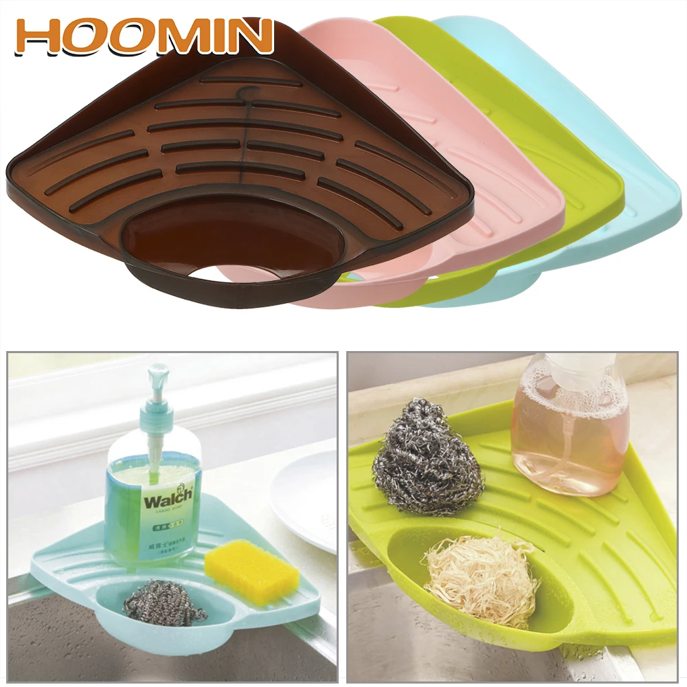 HOOMIN Kitchen Organizer Sink Soap Shelf Sink Sponge Stand Useful Storage Racks Triangular Sink Rack with Sucker
HOOMIN Kitchen Organizer Sink Soap Shelf Sink Sponge Stand Useful Storage Racks Triangular Sink Rack with Sucker
