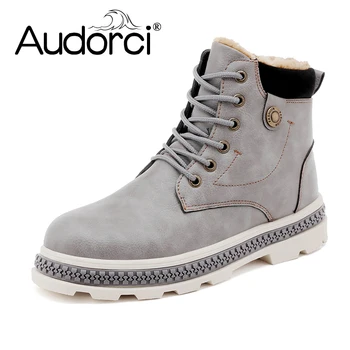 Audorci 2018 Winter Men Outdoor Walking Martin Boots Man Warm Casual Shoes Male Fashion High Quality Ankle Boots Shoe Size 39-44
Audorci 2018 Winter Men Outdoor Walking Martin Boots Man Warm Casual Shoes Male Fashion High Quality Ankle Boots Shoe Size 39-44