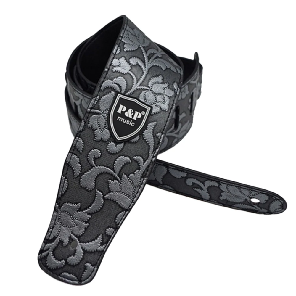 Acoustic Guitar Strap PU Leather Embossed Guitar Strap Electric Guitar Bass Strap Folk Guitar Parts & Accessories
Acoustic Guitar Strap PU Leather Embossed Guitar Strap Electric Guitar Bass Strap Folk Guitar Parts & Accessories
