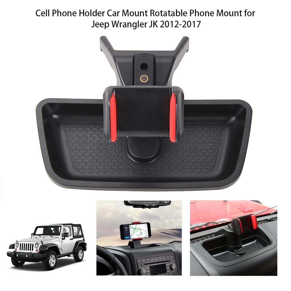Cell Phone Holder Car Mount Rotatable Phone Mount for Jeep Wrangler JK 2012-2017
Cell Phone Holder Car Mount Rotatable Phone Mount for Jeep Wrangler JK 2012-2017