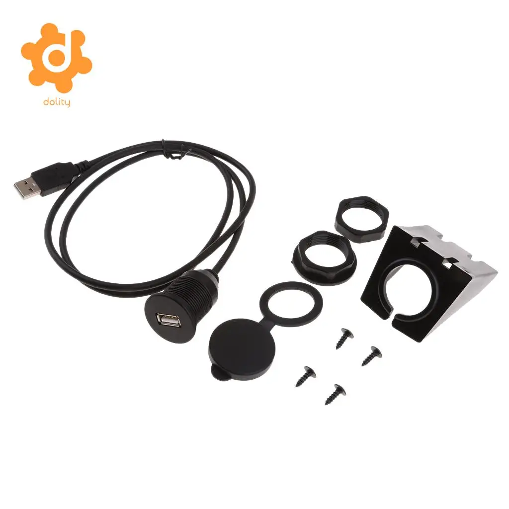 Car Automotive Dashboard Flush Mount USB 2.0 Socket Extension Lead Panel Cable Cord
Car Automotive Dashboard Flush Mount USB 2.0 Socket Extension Lead Panel Cable Cord