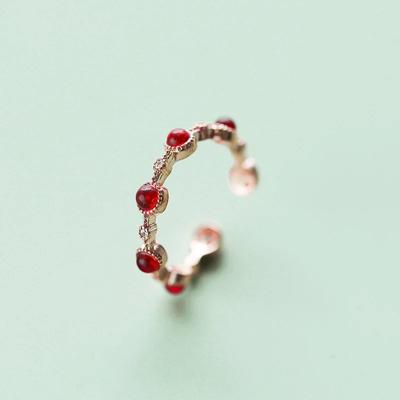 100% 925 Sterling Silver Adjustable Open Ring Fashion Girl Women jewelry Birthstone Gold filled Red Color CZ stone ring
100% 925 Sterling Silver Adjustable Open Ring Fashion Girl Women jewelry Birthstone Gold filled Red Color CZ stone ring