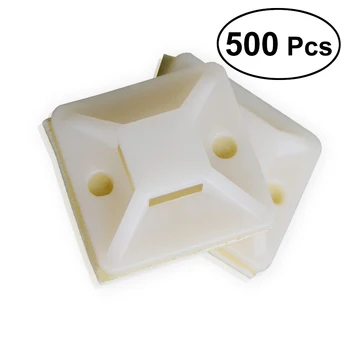 500PCS Adhesive-Backed Zip Tie Cable Tie Bases Mounts Cable Organizer Management Anchor Point Position Plates for Home Office
500PCS Adhesive-Backed Zip Tie Cable Tie Bases Mounts Cable Organizer Management Anchor Point Position Plates for Home Office