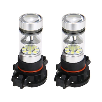 1pair 5202 H16 PS24W 100W Car LED Fog Light White 6000K 12V Day-time Running Lamp Working Bulb
1pair 5202 H16 PS24W 100W Car LED Fog Light White 6000K 12V Day-time Running Lamp Working Bulb