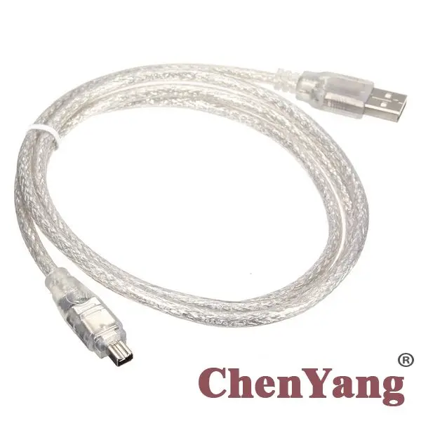 10pcs/lot IEEE 1394 Firewire 4 Pin Male iLink Adapter to USB Male Cord Cable 100cm for DCR-TRV75E DV
10pcs/lot IEEE 1394 Firewire 4 Pin Male iLink Adapter to USB Male Cord Cable 100cm for DCR-TRV75E DV
