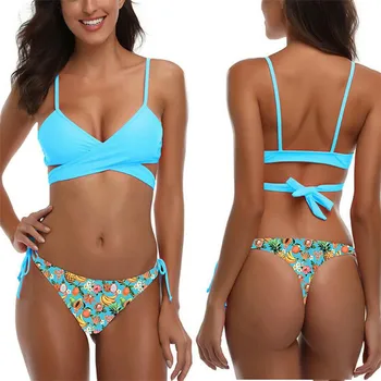 Women Sexy Bikini Set Push Up Padded Bra Two Pieces Bandage Swimwear Mid Waist Triangle Swimsuit Summer Backless Beachwear Hot
Women Sexy Bikini Set Push Up Padded Bra Two Pieces Bandage Swimwear Mid Waist Triangle Swimsuit Summer Backless Beachwear Hot