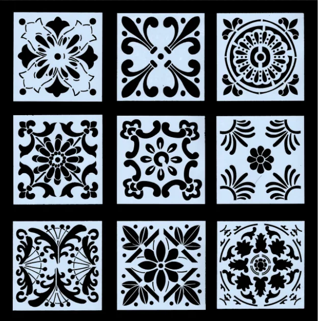 9Pcs/Set 15cm Flower Texture DIY Craft Layering Stencils Painting Scrapbooking Stamping Embossing Album Card Template
9Pcs/Set 15cm Flower Texture DIY Craft Layering Stencils Painting Scrapbooking Stamping Embossing Album Card Template