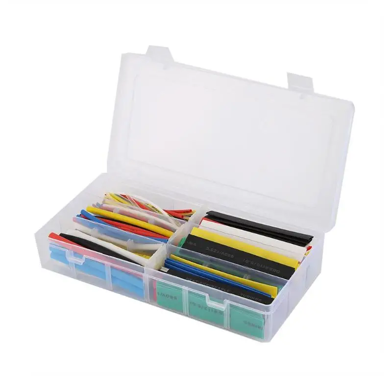 196pcs Set 6 Sizes 7 Colors Polyolefin Shrinking Assorted Heat Shrink Tube Wire Cable Waterproof Insulated Sleeving Tubing Set
196pcs Set 6 Sizes 7 Colors Polyolefin Shrinking Assorted Heat Shrink Tube Wire Cable Waterproof Insulated Sleeving Tubing Set