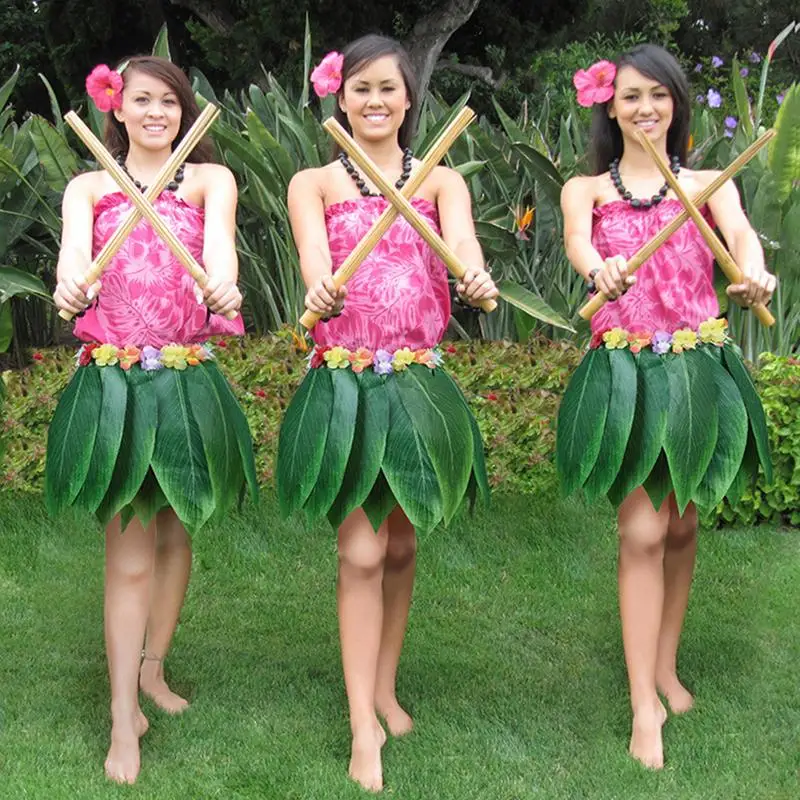 2019 New Hawaii Party Simulated Small Flower Leaves Hula Skirt Costume Beach Party Decor DIY Tropical Style Party Costumes
2019 New Hawaii Party Simulated Small Flower Leaves Hula Skirt Costume Beach Party Decor DIY Tropical Style Party Costumes