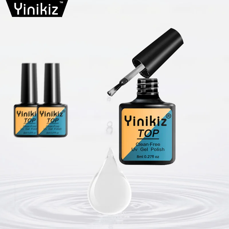 Yinikiz Base And Top Coat Gel Nail Polish UV 8ml Transparent Soak Off Primer Gel Polish Gel Lacquer Nail Art Manicure
Yinikiz Base And Top Coat Gel Nail Polish UV 8ml Transparent Soak Off Primer Gel Polish Gel Lacquer Nail Art Manicure