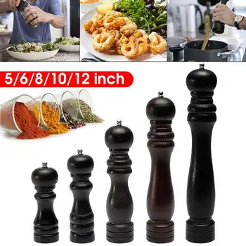 5-12 Inch Classical Wood Pepper Spice Mill Grinder Set Handheld Seasoning Mills Grinder Cooking BBQ Tools Set
5-12 Inch Classical Wood Pepper Spice Mill Grinder Set Handheld Seasoning Mills Grinder Cooking BBQ Tools Set