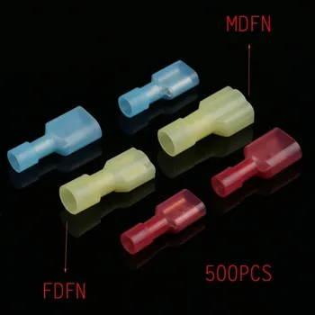 500PCS FDFN/MDFN nylon spring-inserting terminal male-female docking terminalMatrix Fast Fully Insulated Terminal Butt Plug
500PCS FDFN/MDFN nylon spring-inserting terminal male-female docking terminalMatrix Fast Fully Insulated Terminal Butt Plug