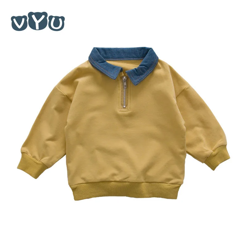 2019 Spring Autumn Unisex Kids Boys Girls Long Sleeve Blouse Turn-down Collar T Shirt Yellow White Tops Children Infant Clothes
2019 Spring Autumn Unisex Kids Boys Girls Long Sleeve Blouse Turn-down Collar T Shirt Yellow White Tops Children Infant Clothes