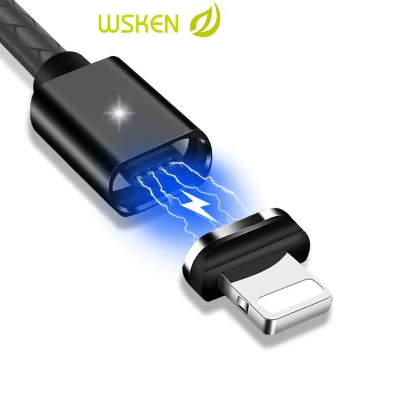 Wsken Magnetic Usb Charging Cable For iPhone X Xs Max 8 7 6 6S 6 Plus Fast Charge For Lightning Cable Charger Cord for iPad iPod
Wsken Magnetic Usb Charging Cable For iPhone X Xs Max 8 7 6 6S 6 Plus Fast Charge For Lightning Cable Charger Cord for iPad iPod