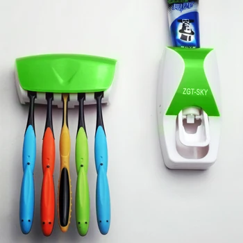 5 Colors Home Automatic Toothpaste Dispenser Toothbrush Holder Wall Mount Rack Bathroom Products Toothpaste Squeezers Set
5 Colors Home Automatic Toothpaste Dispenser Toothbrush Holder Wall Mount Rack Bathroom Products Toothpaste Squeezers Set