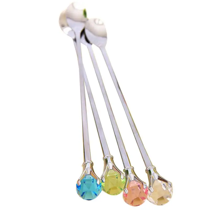 4 Pcs Diamond-Head Chic Colorful Stainless Steel Creative Martini Picks Rhinestone Party Stir Bar Spoon
4 Pcs Diamond-Head Chic Colorful Stainless Steel Creative Martini Picks Rhinestone Party Stir Bar Spoon