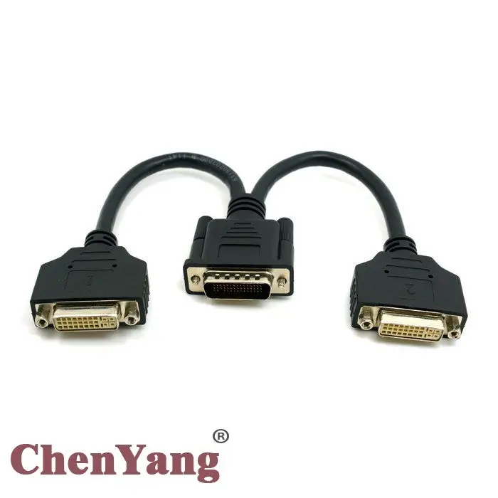 Zihan Dual DVI 24+5 Female Female to DMS-59 Male Splitter Extension Cable for Graphics Cards & Monitor
Zihan Dual DVI 24+5 Female Female to DMS-59 Male Splitter Extension Cable for Graphics Cards & Monitor
