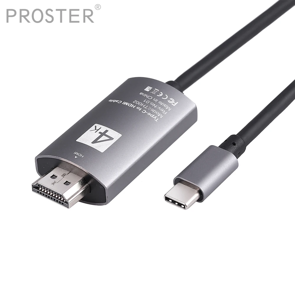 PROSTER 4K x 2K USB-C 3.1 Type C to HDMI TV HDTV Cable for Samsung Galaxy S9 Note 8 MacBook Pro
PROSTER 4K x 2K USB-C 3.1 Type C to HDMI TV HDTV Cable for Samsung Galaxy S9 Note 8 MacBook Pro