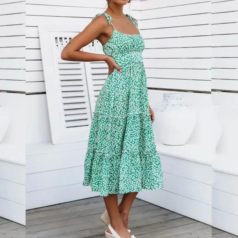 Women Prints Dress Summer 2019 New Arrivals Cute Floral Pattern Boho People Clothing Female Strap Tank Dress Feminino Vestidos
Women Prints Dress Summer 2019 New Arrivals Cute Floral Pattern Boho People Clothing Female Strap Tank Dress Feminino Vestidos